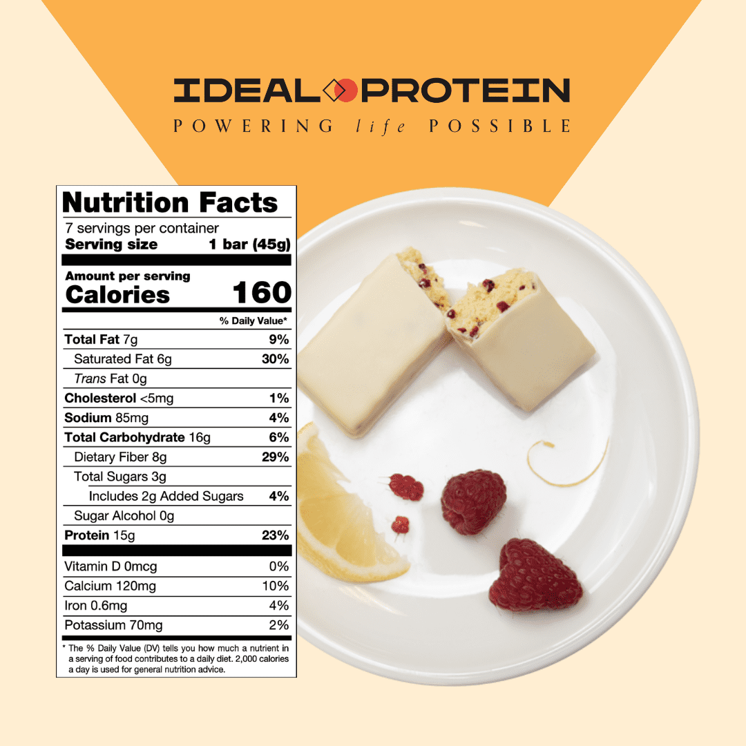 IP Lemon Raspberry Protein Bar Box - Image 2