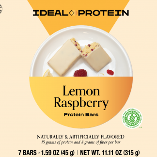 IP Lemon Raspberry Protein Bar Box