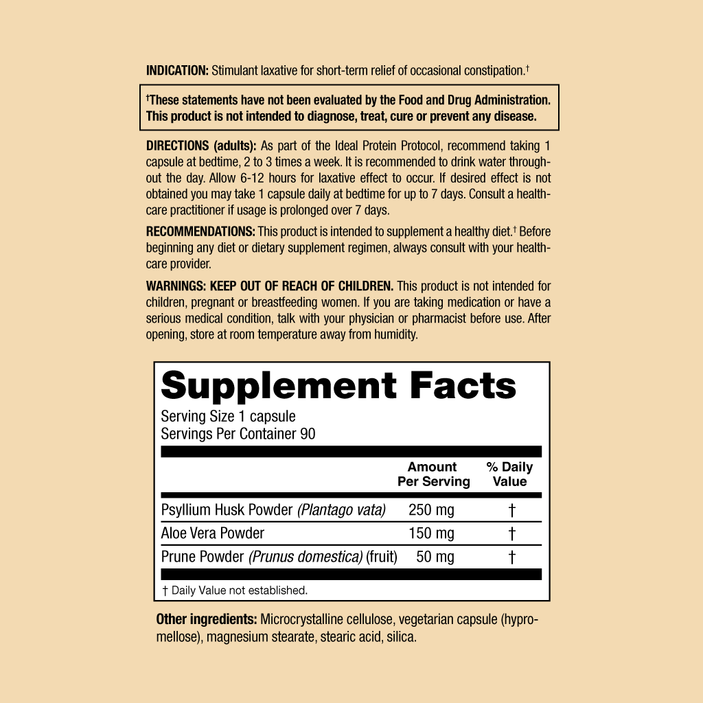 IP Floralax Dietary Supplement 90 Capsules - Image 2